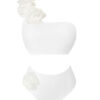 Maillot de bain bikini taille haute à fleurs 3D 2